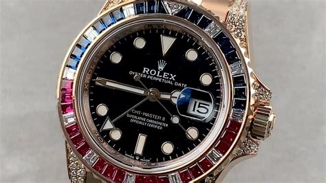 rolex gmt master 2 diamond bezel|rolex gmt master ii 40mm.